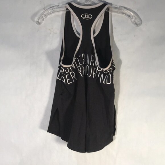 Under Armour Youth Medium Black Workout Tank Top Tee - Picture 9 of 10